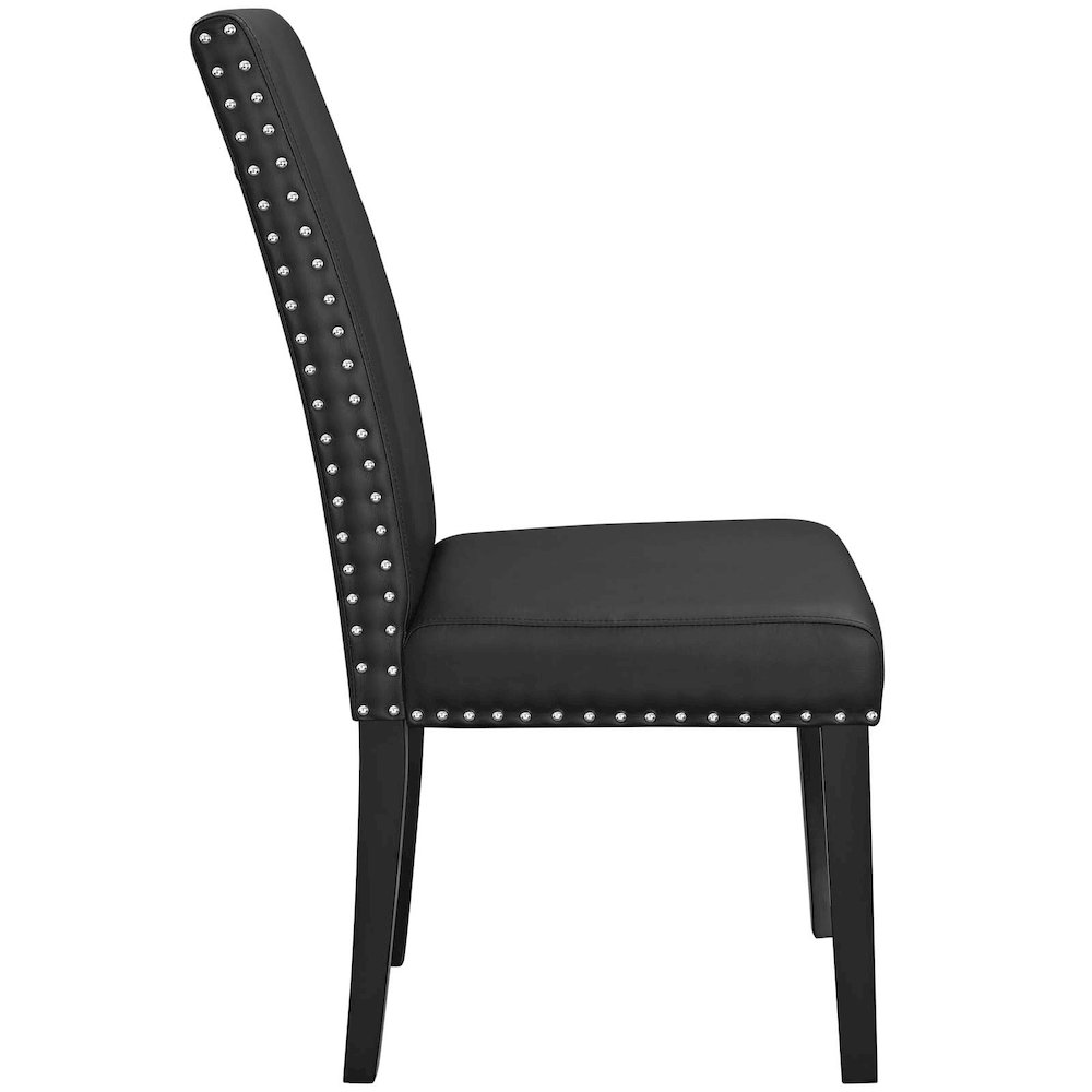 Parcel Vinyl Dining Side Chair Set of 4. Picture 3