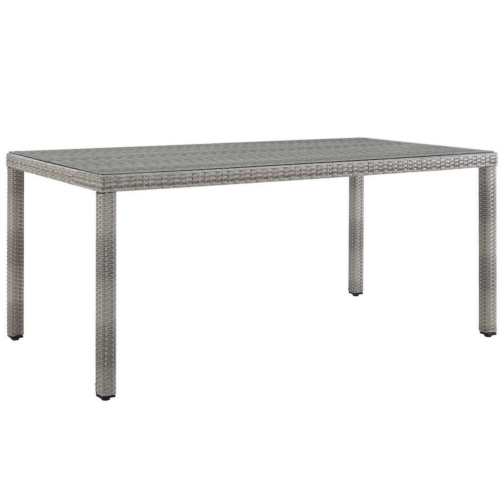 Aura 7 Piece Outdoor Patio Wicker Rattan Set. Picture 12