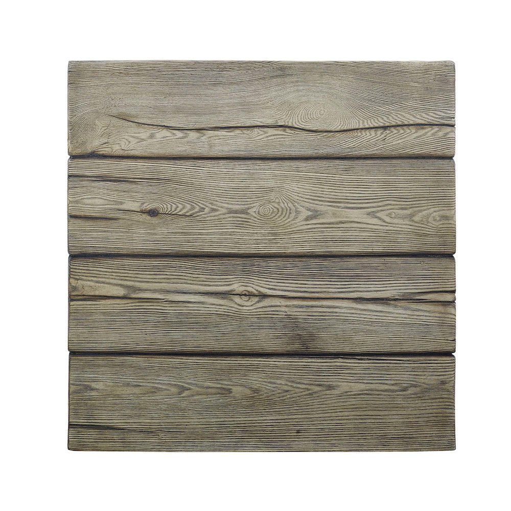 Manteo Rustic Coastal Outdoor Patio Side Table. Picture 4