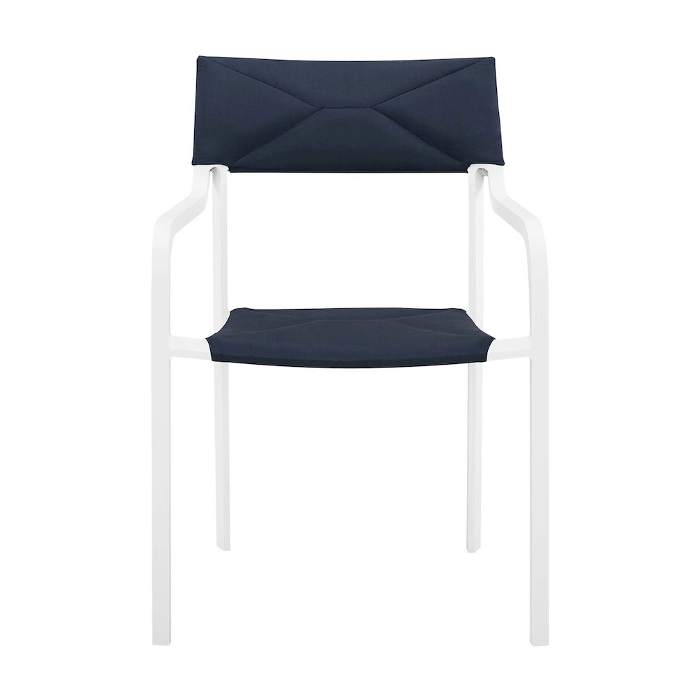 Raleigh Stackable Outdoor Patio Aluminum Dining Armchair. Picture 4