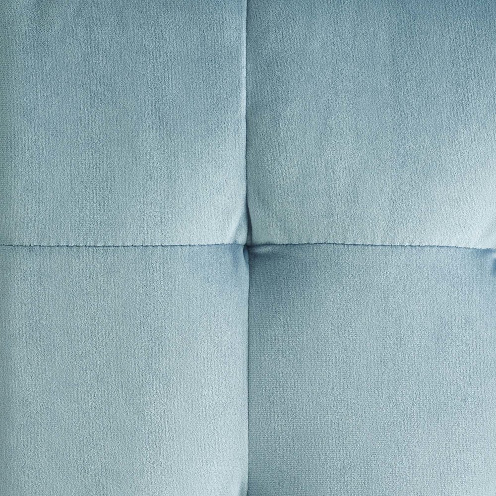 Contour Tufted Cube Performance Velvet Ottoman. Picture 3