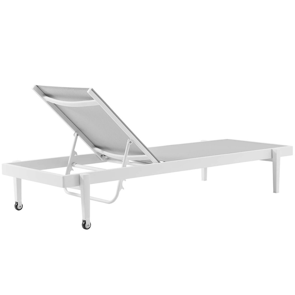 Charleston Outdoor Patio Chaise Lounge Chair. Picture 4