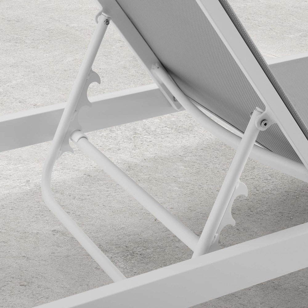Charleston Outdoor Patio Chaise Lounge Chair. Picture 7