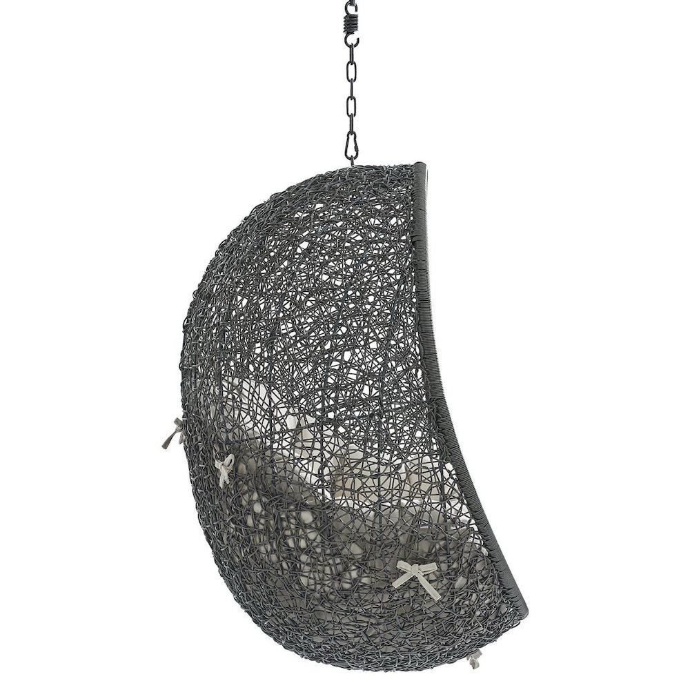 Hide Sunbrella Fabric Swing Outdoor Patio Lounge Chair Without Stand. Picture 3