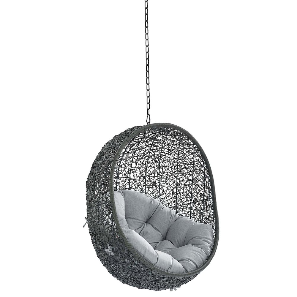 Hide Sunbrella Fabric Swing Outdoor Patio Lounge Chair Without Stand. Picture 1