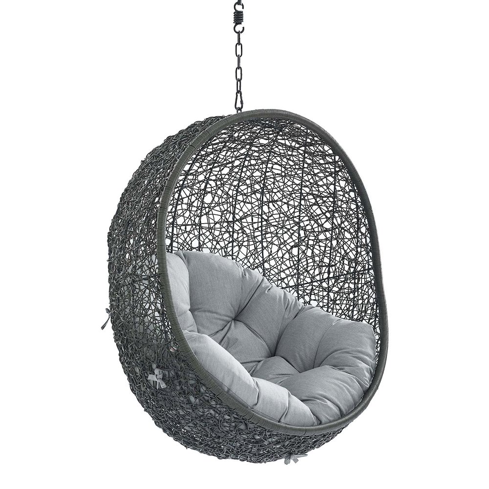 Hide Sunbrella Fabric Swing Outdoor Patio Lounge Chair Without Stand. Picture 2