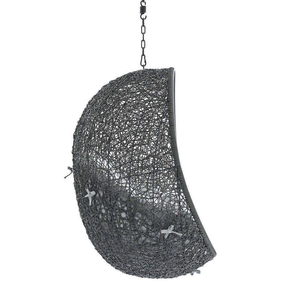 Hide Sunbrella Fabric Swing Outdoor Patio Lounge Chair Without Stand. Picture 3