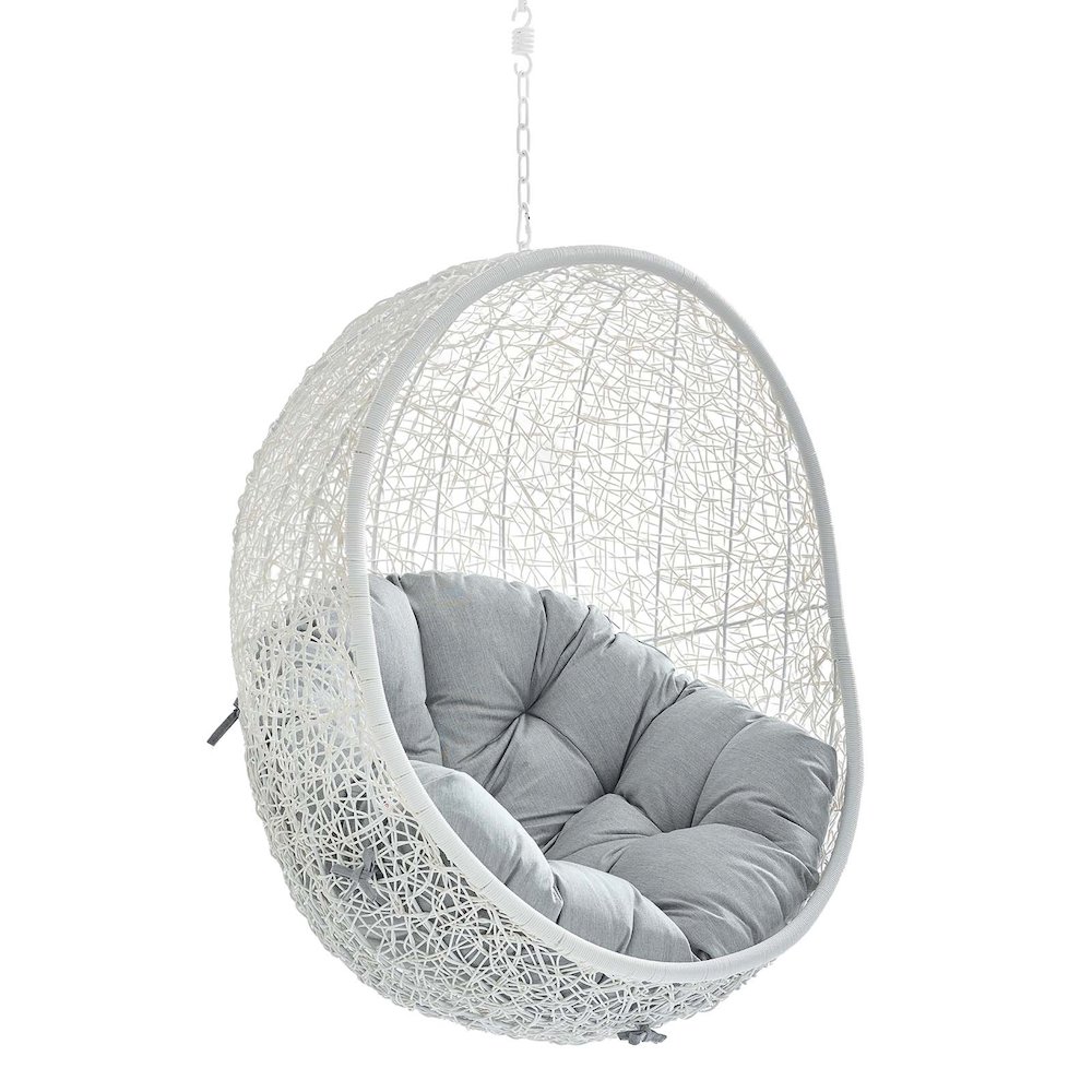 Hide Sunbrella Fabric Swing Outdoor Patio Lounge Chair Without Stand. Picture 2