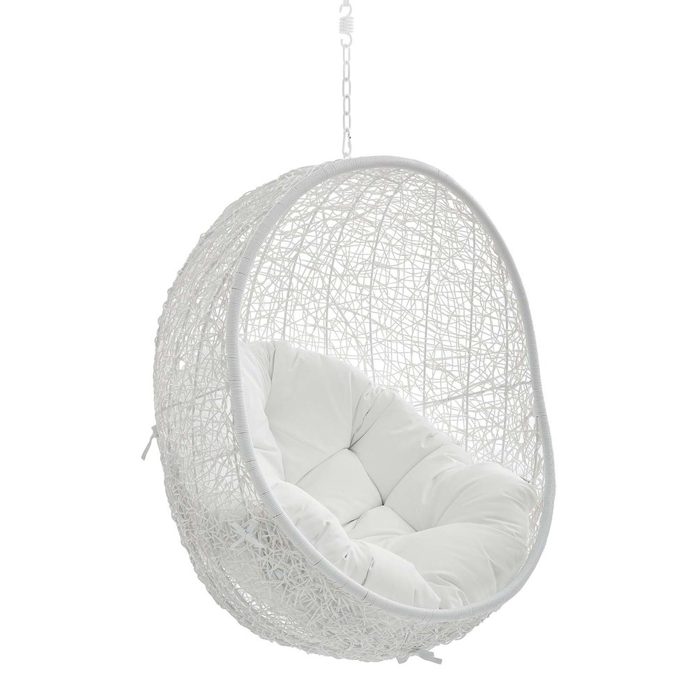 Hide Sunbrella Fabric Swing Outdoor Patio Lounge Chair Without Stand. Picture 2