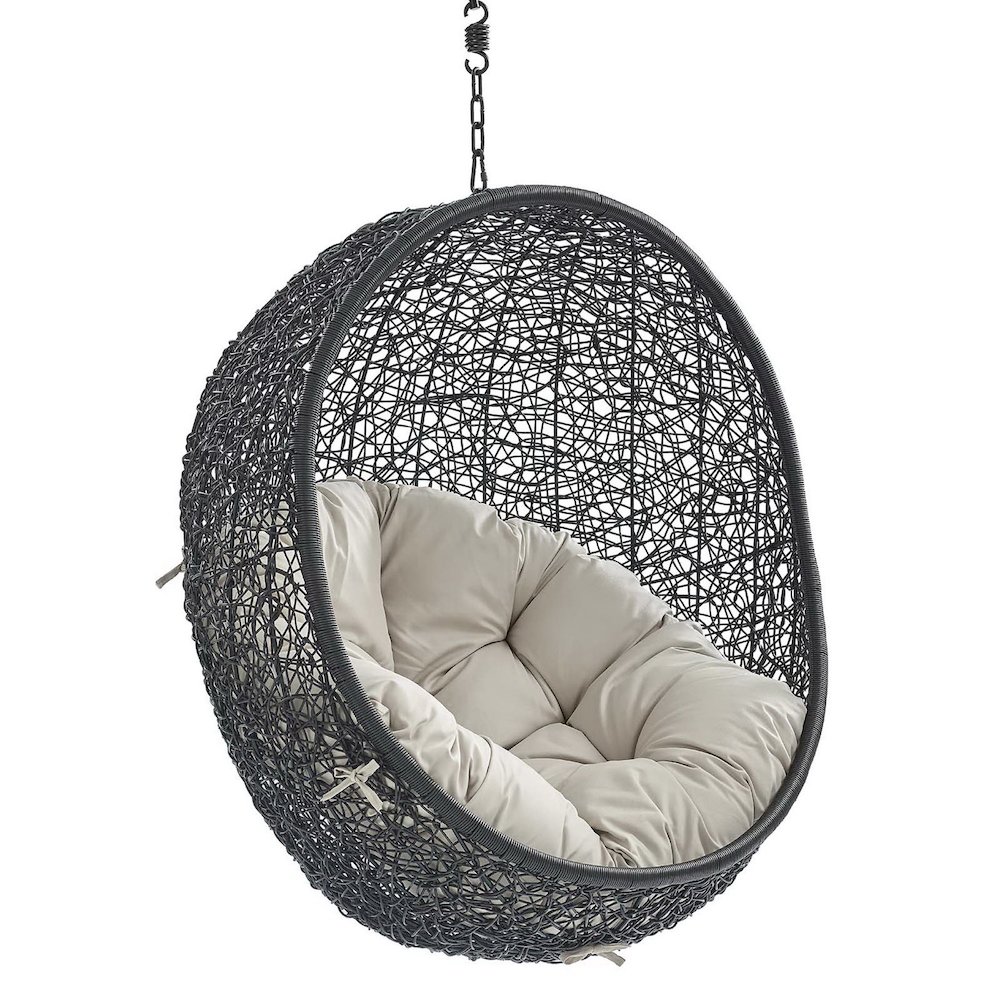 Encase Sunbrella Fabric Swing Outdoor Patio Lounge Chair Without Stand. Picture 2