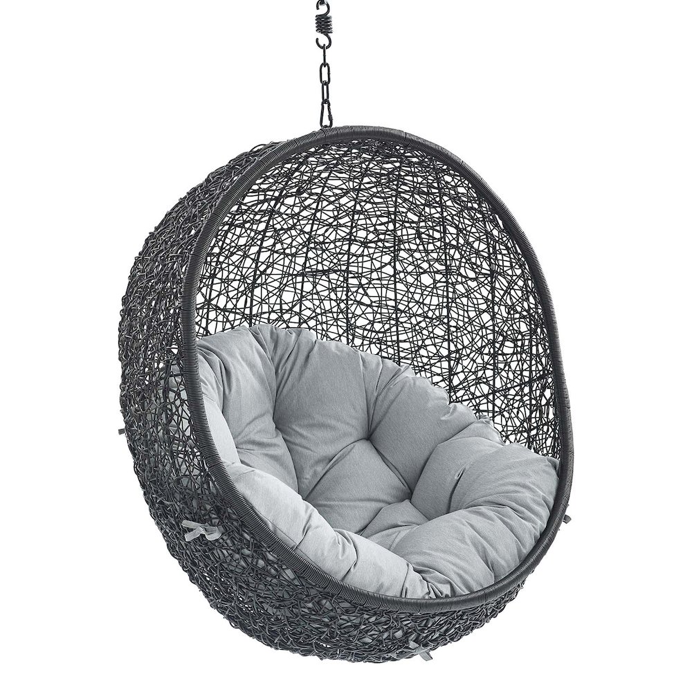 Encase Sunbrella Fabric Swing Outdoor Patio Lounge Chair Without Stand. Picture 2