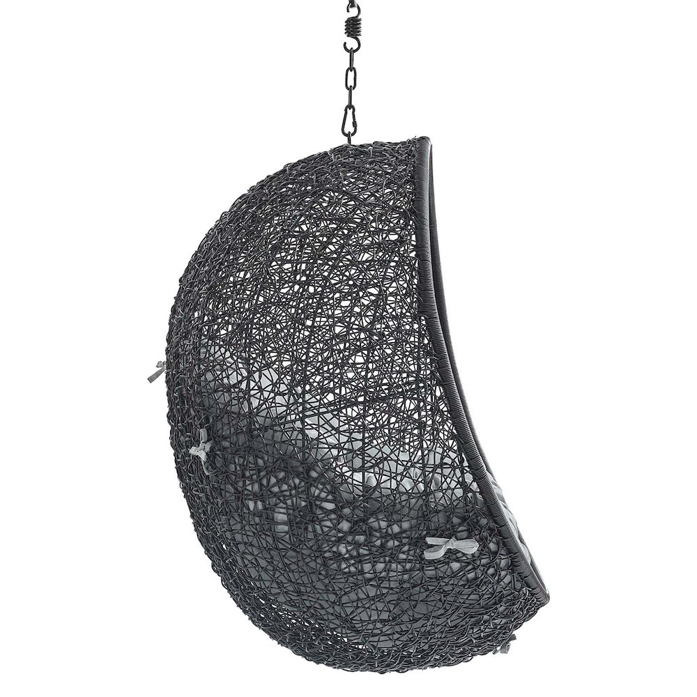 Encase Sunbrella Fabric Swing Outdoor Patio Lounge Chair Without Stand. Picture 3
