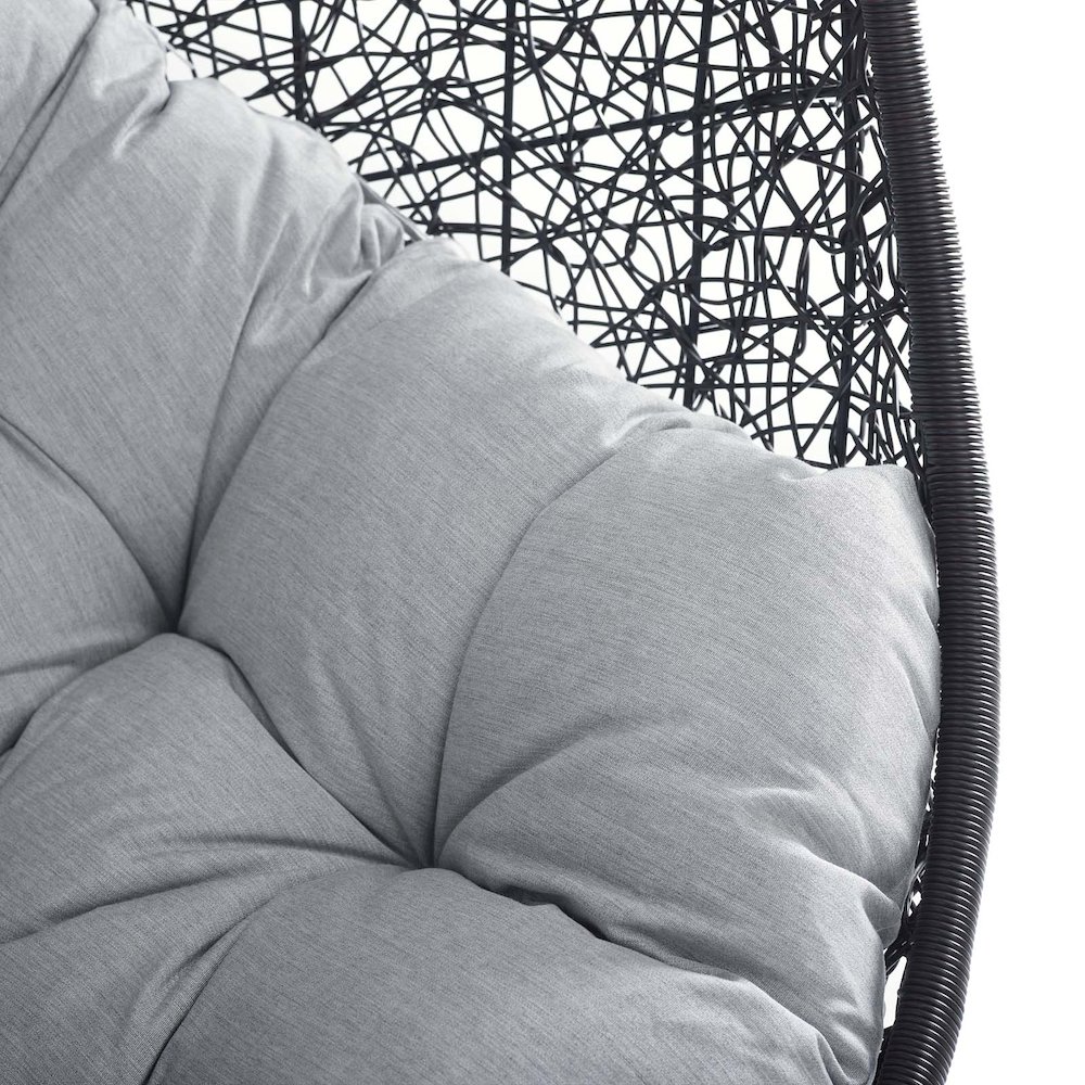 Encase Sunbrella Fabric Swing Outdoor Patio Lounge Chair Without Stand. Picture 6