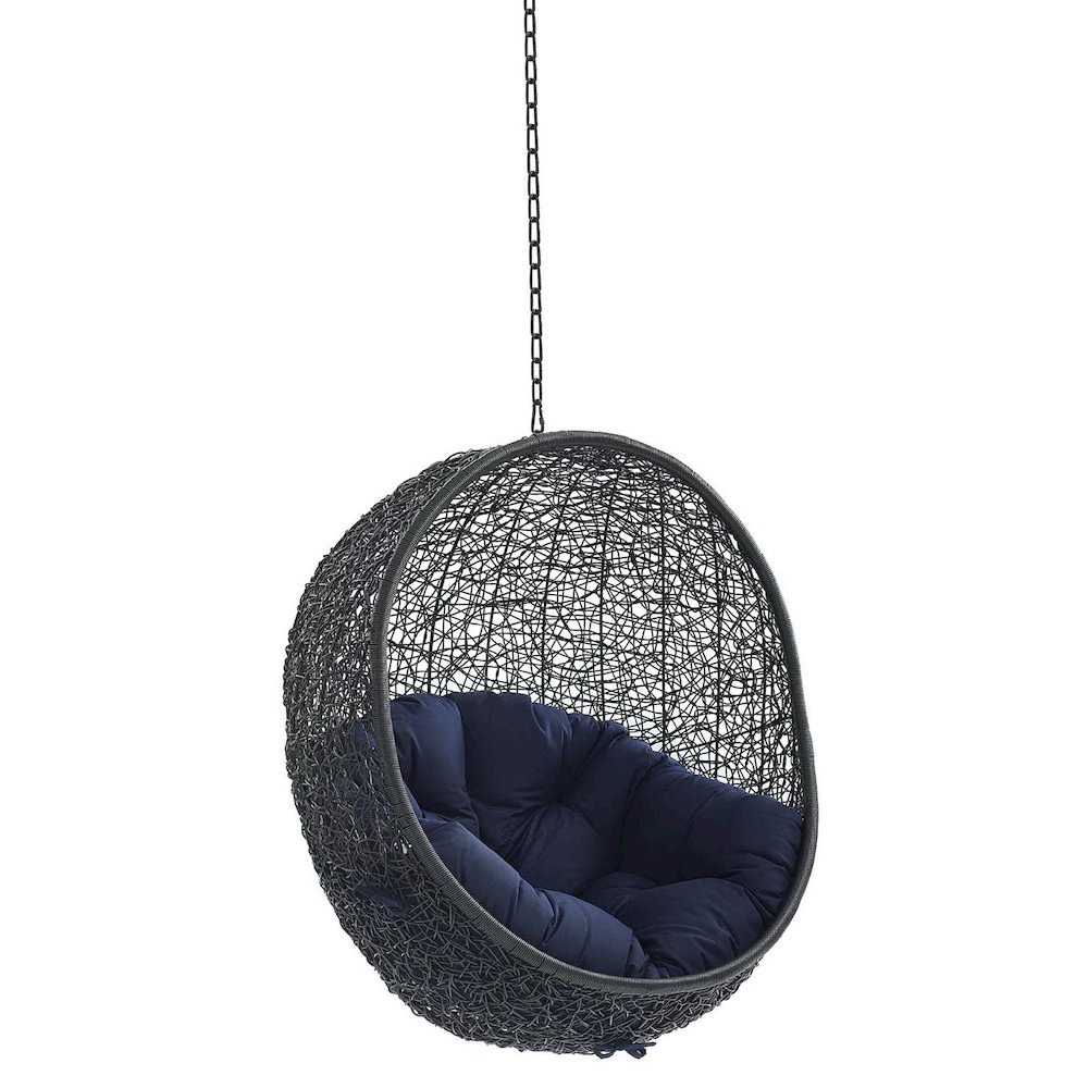 Encase Sunbrella Fabric Swing Outdoor Patio Lounge Chair Without Stand. Picture 1
