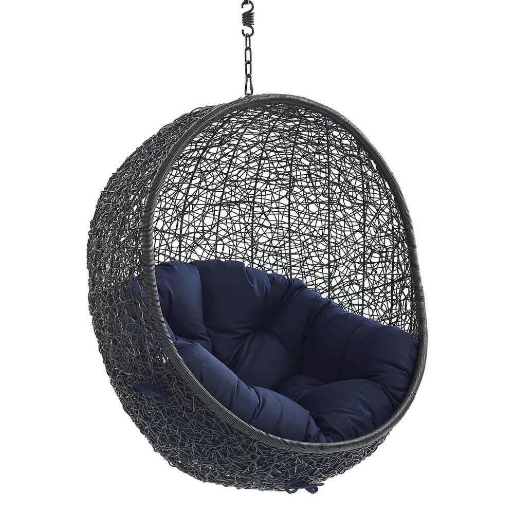 Encase Sunbrella Fabric Swing Outdoor Patio Lounge Chair Without Stand. Picture 2