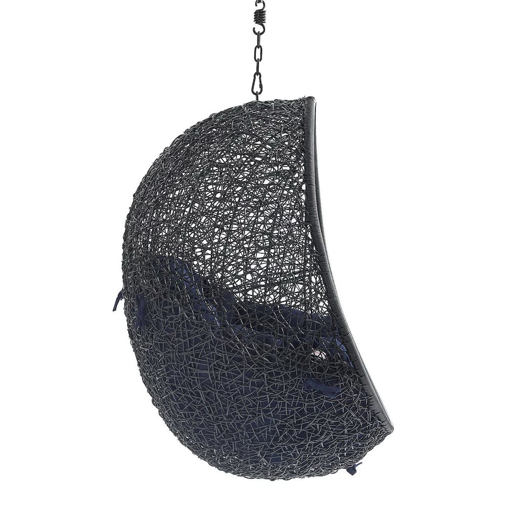 Encase Sunbrella Fabric Swing Outdoor Patio Lounge Chair Without Stand. Picture 3