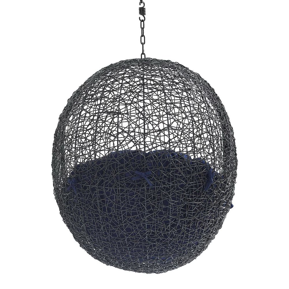 Encase Sunbrella Fabric Swing Outdoor Patio Lounge Chair Without Stand. Picture 4