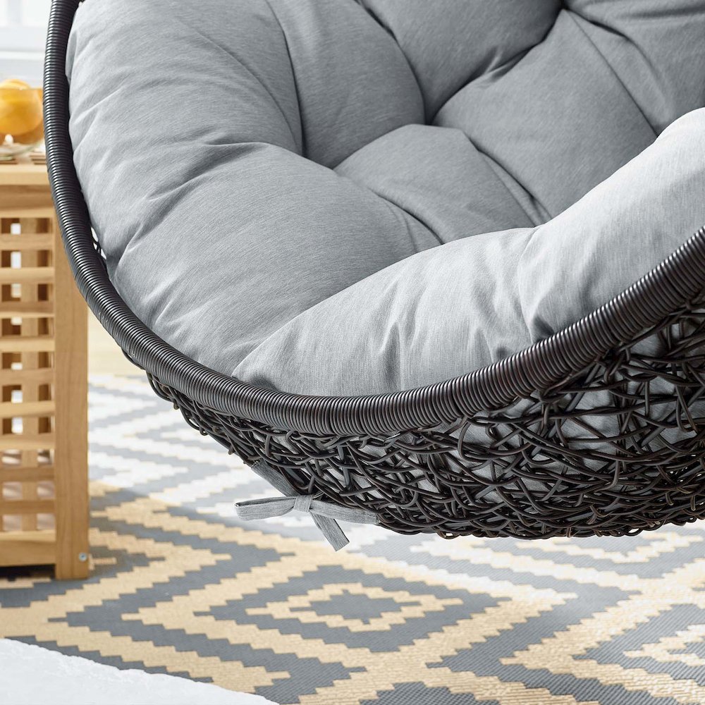 Encase Swing Outdoor Patio Lounge Chair Without Stand. Picture 7