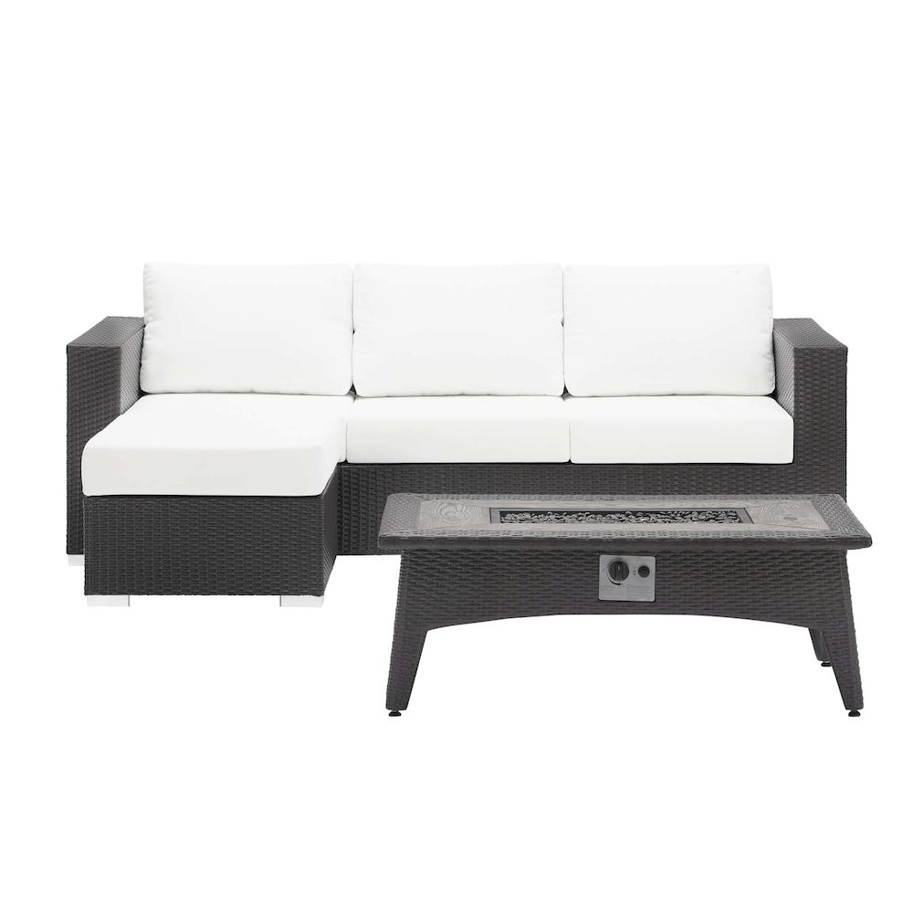 Convene 3 Piece Set Outdoor Patio with Fire Pit. Picture 7