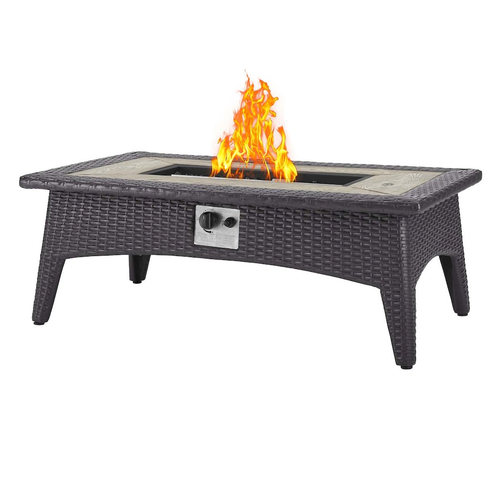Convene 3 Piece Set Outdoor Patio with Fire Pit. Picture 4