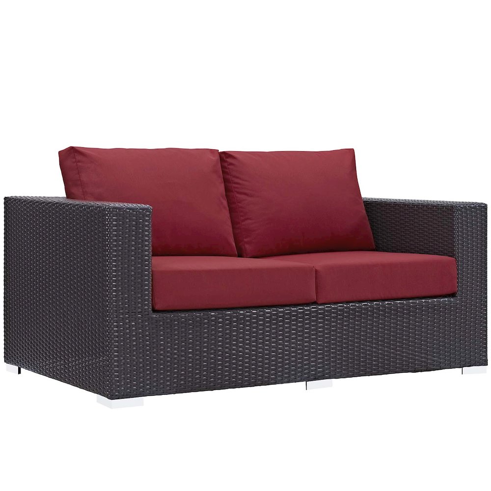 Convene 4 Piece Set Outdoor Patio with Fire Pit. Picture 4