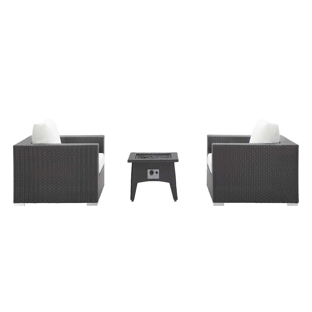 Convene 3 Piece Set Outdoor Patio with Fire Pit. Picture 5