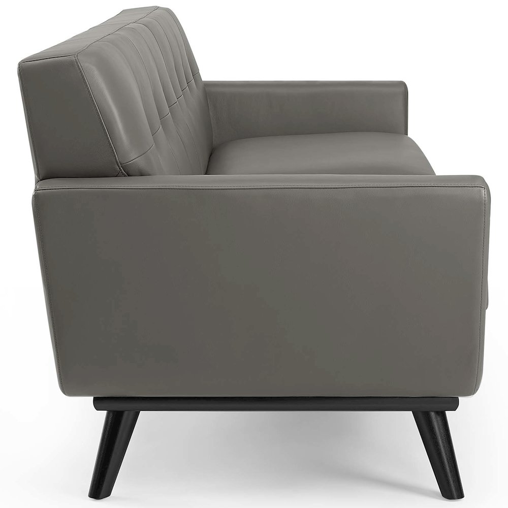 Engage Top-Grain Leather Living Room Lounge Sofa. Picture 2