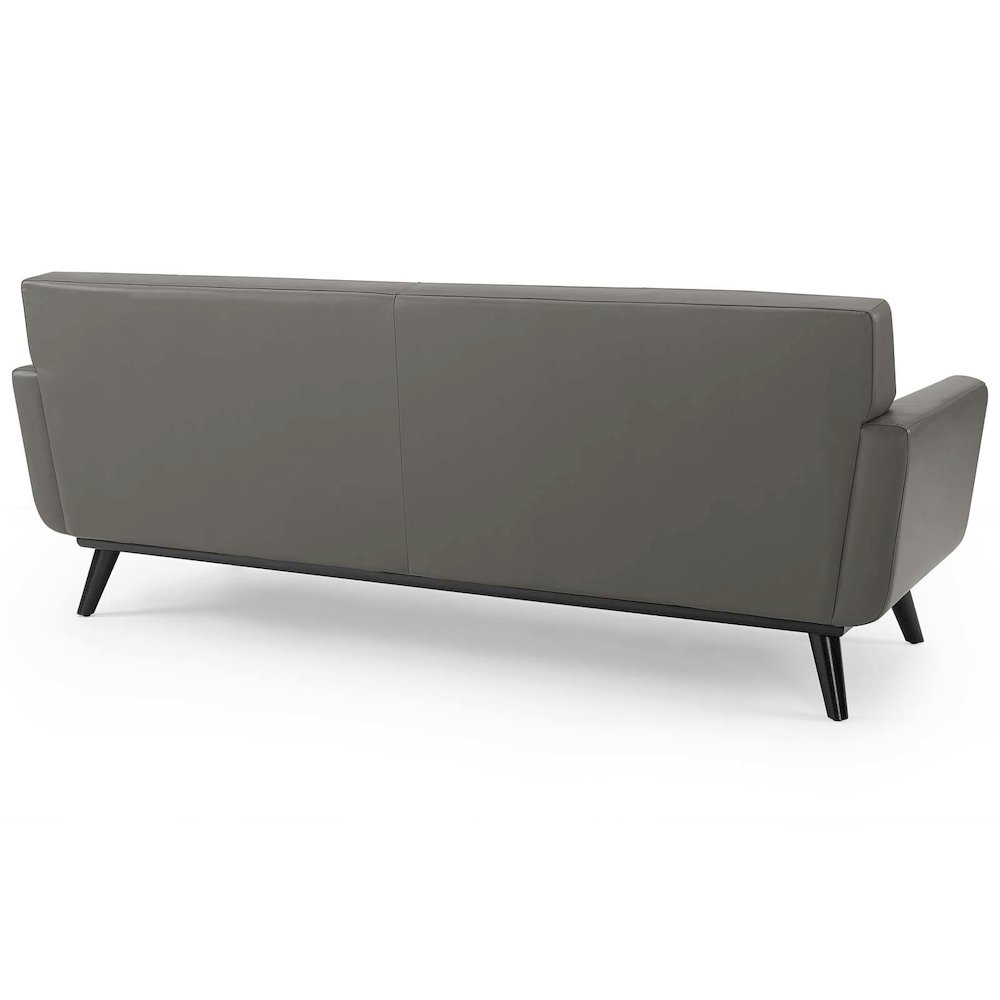 Engage Top-Grain Leather Living Room Lounge Sofa. Picture 3