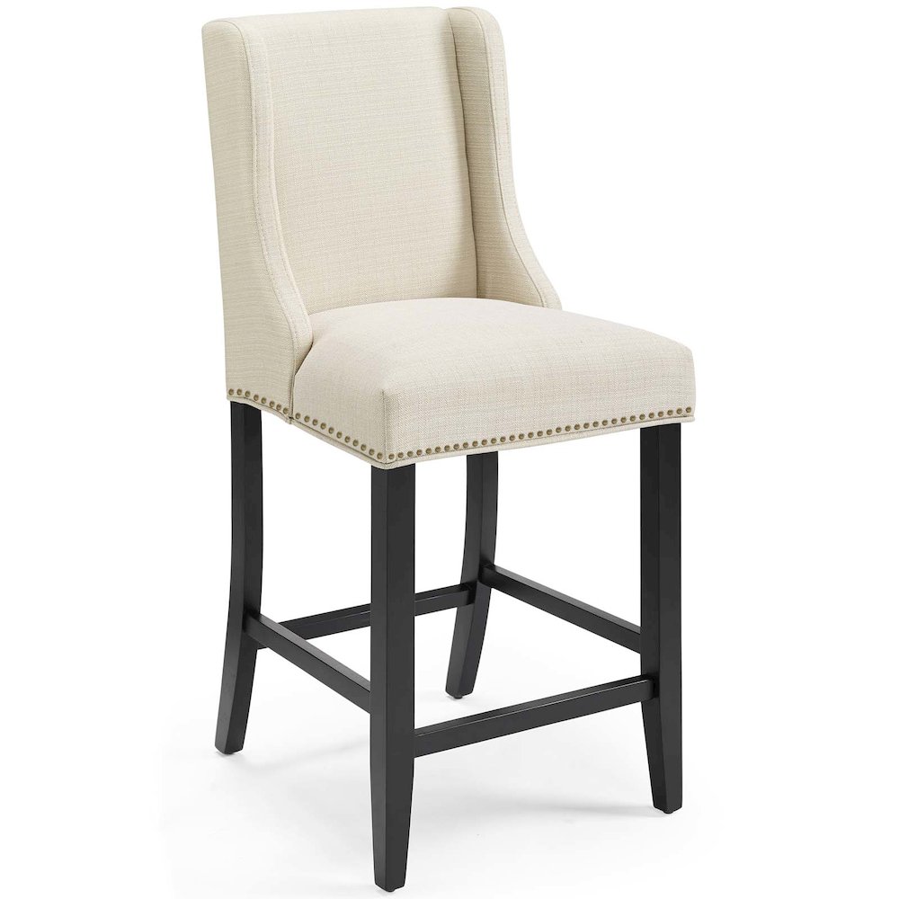 Baron Upholstered Fabric Counter Stool. Picture 1