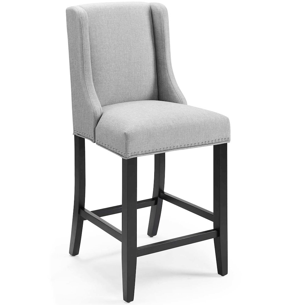 Baron Upholstered Fabric Counter Stool. Picture 1