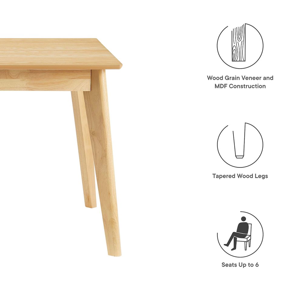 Oracle 59" Rectangle Dining Table. Picture 2