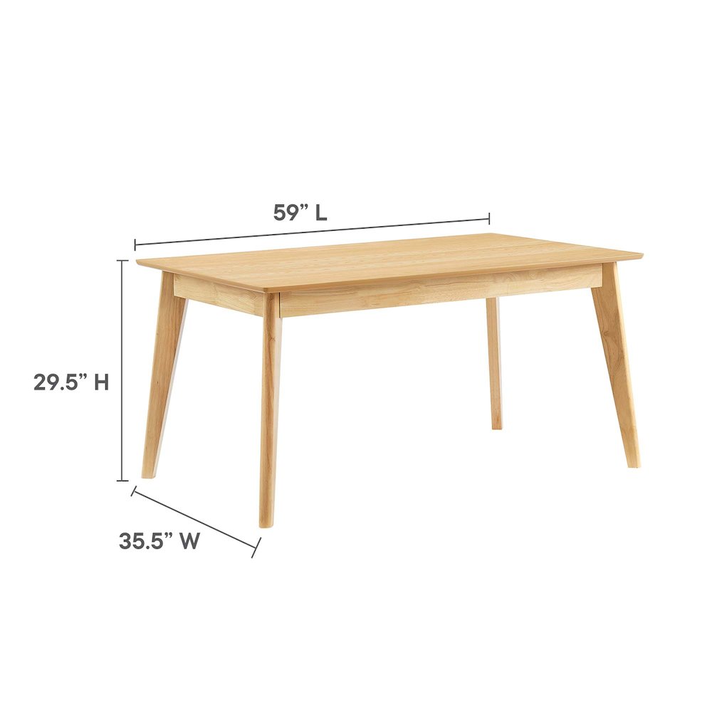 Oracle 59" Rectangle Dining Table. Picture 3