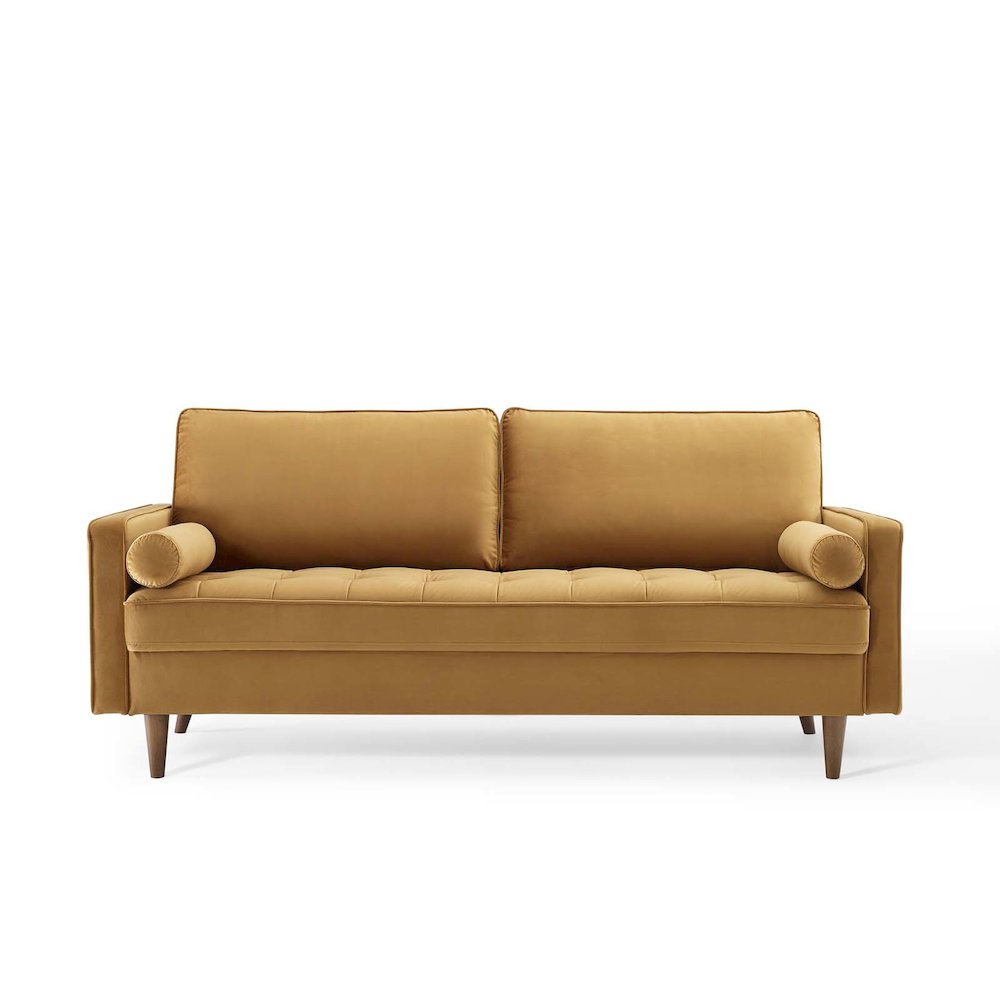 Valour Performance Velvet Sofa. Picture 6