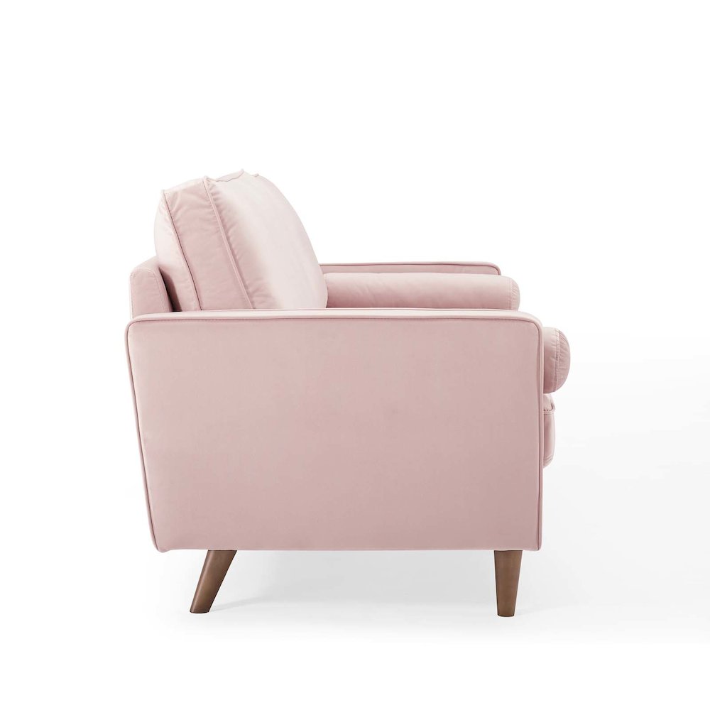 Valour Performance Velvet Sofa. Picture 4