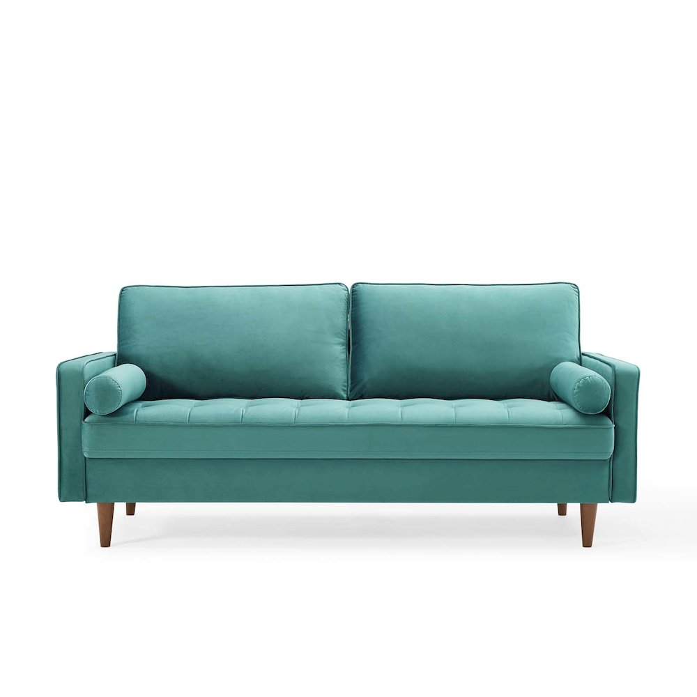 Valour Performance Velvet Sofa. Picture 6