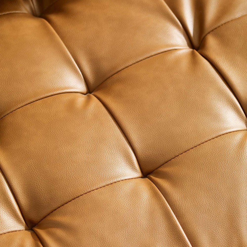 Valour Tufted Vegan Leather Sofa. Picture 8