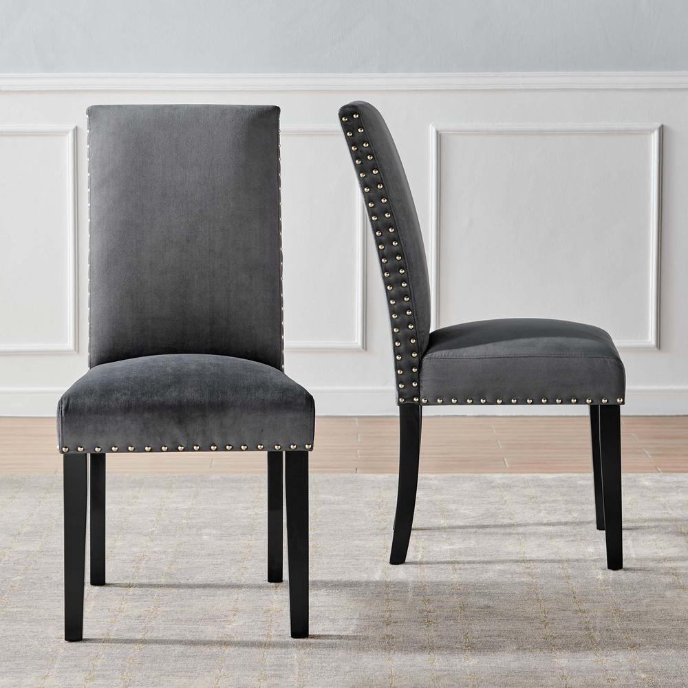 Parcel Performance Velvet Dining Side Chairs - Set of 2. Picture 8