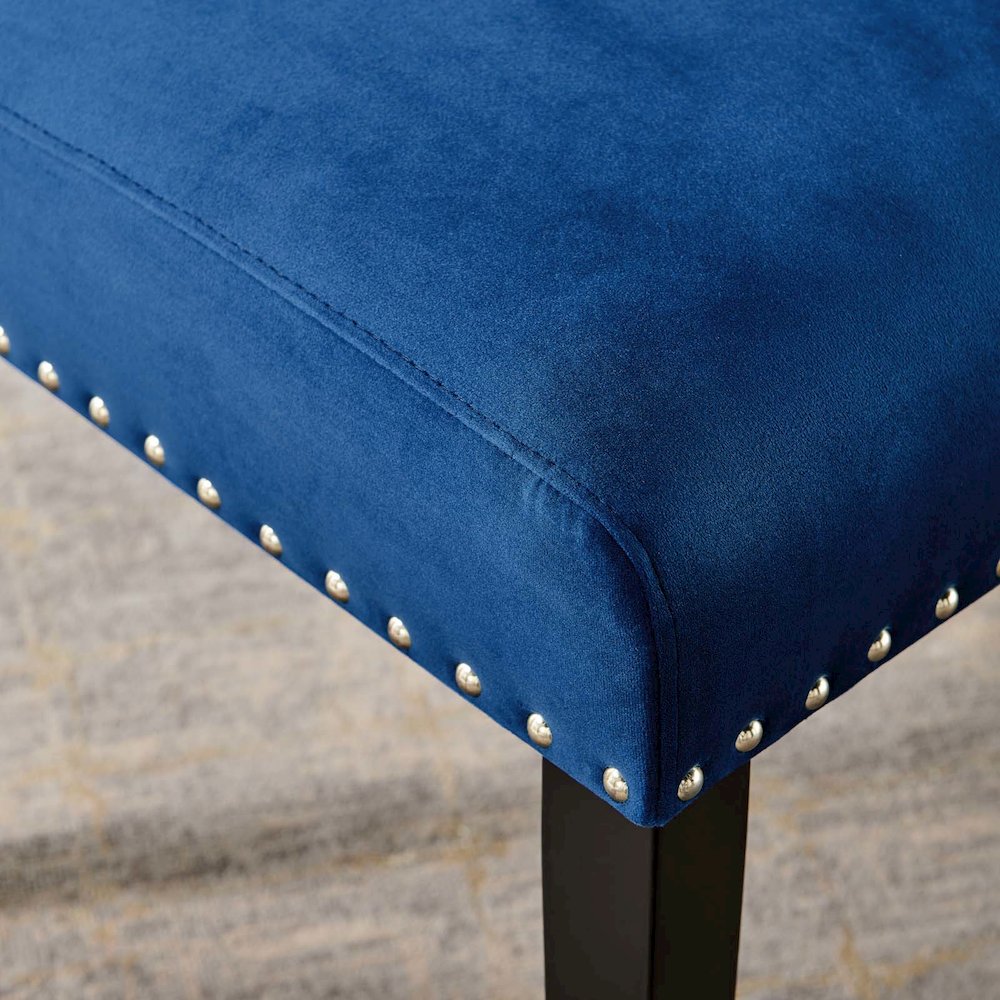 Parcel Performance Velvet Dining Side Chairs Set of 2. Picture 9