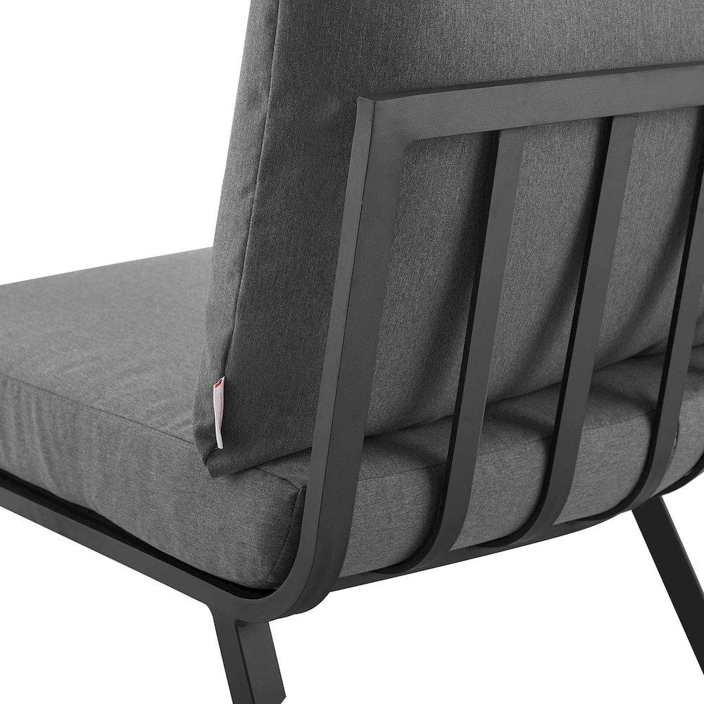 Riverside 5 Piece Outdoor Patio Aluminum Sectional. Picture 11