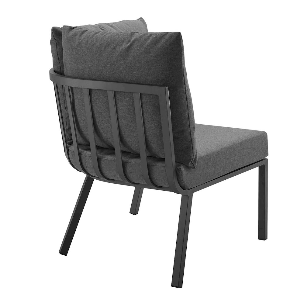 Riverside 5 Piece Outdoor Patio Aluminum Sectional. Picture 9