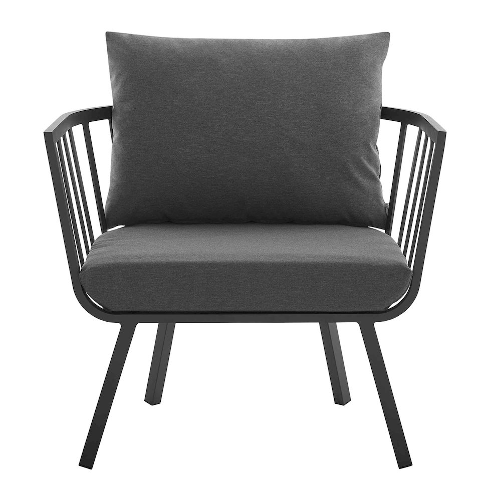 Riverside 5 Piece Outdoor Patio Aluminum Set. Picture 5