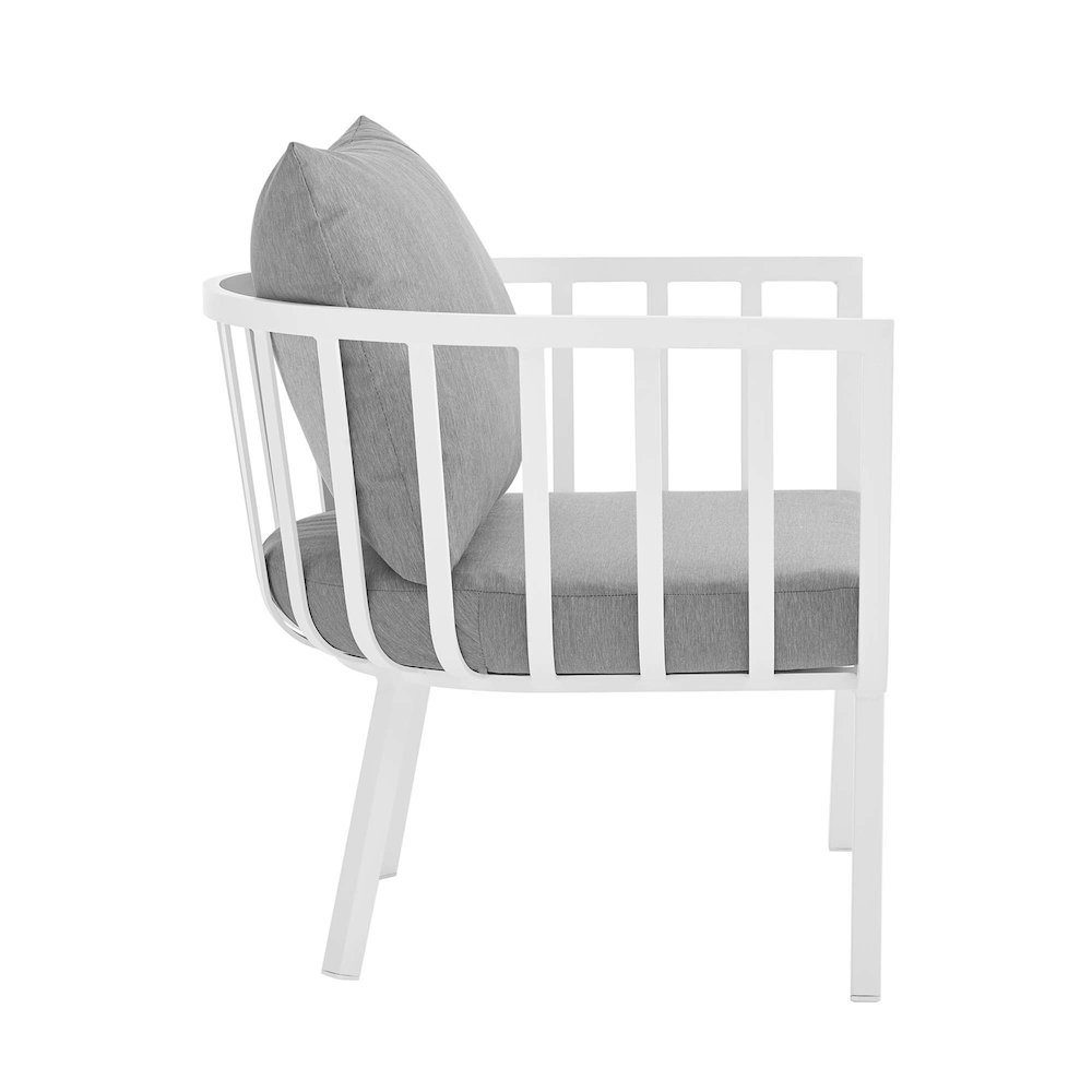 Riverside 6 Piece Outdoor Patio Aluminum Set. Picture 4