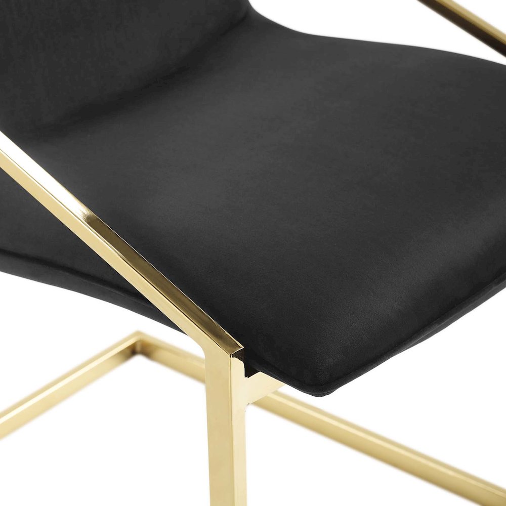 Pitch Performance Velvet Dining Armchair. Picture 6