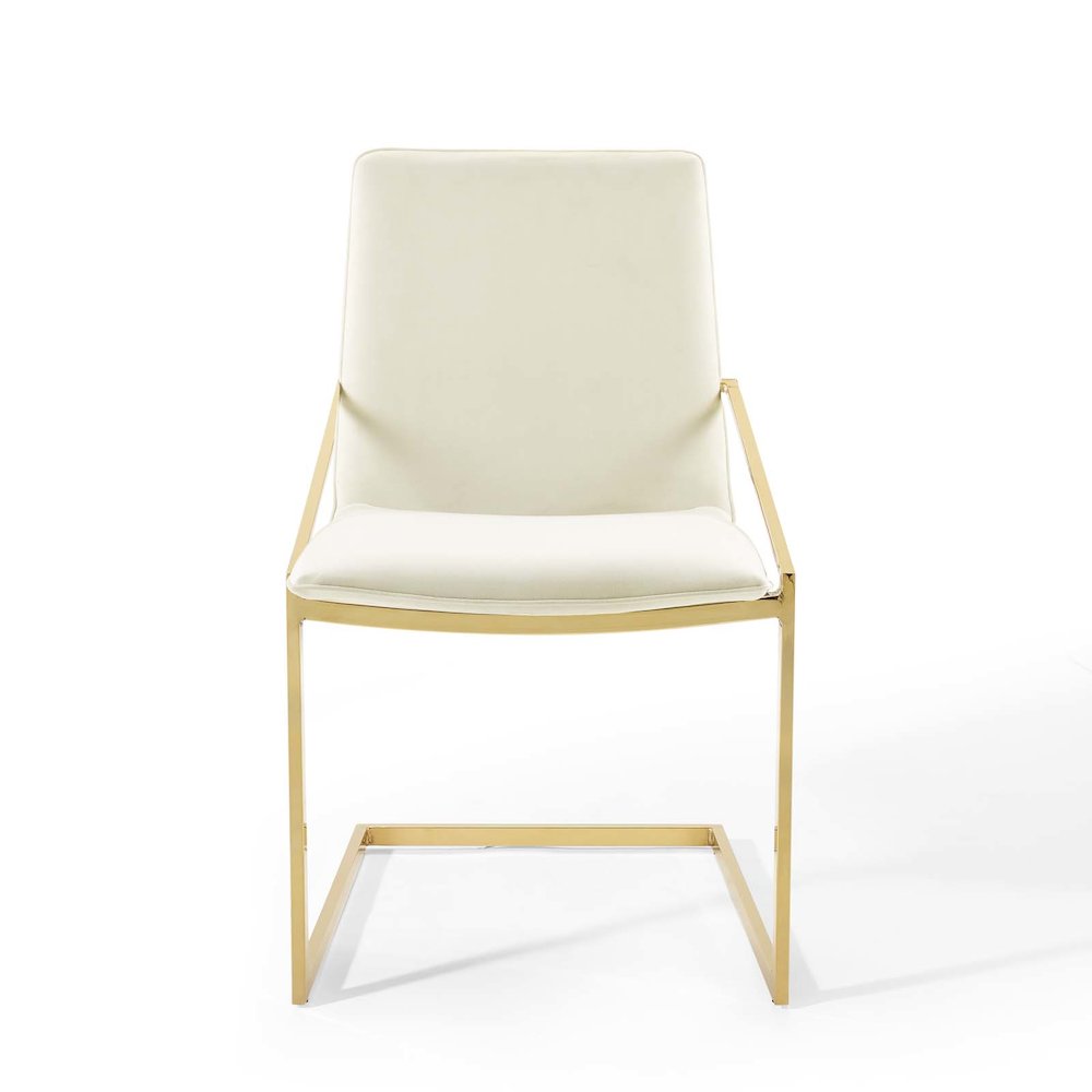 Pitch Performance Velvet Dining Armchair. Picture 5