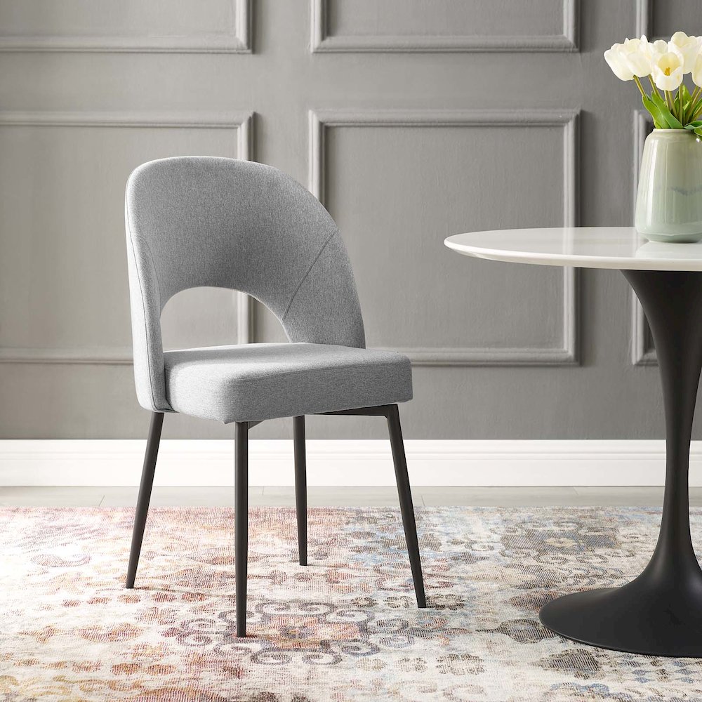 Rouse Upholstered Fabric Dining Side Chair. Picture 7