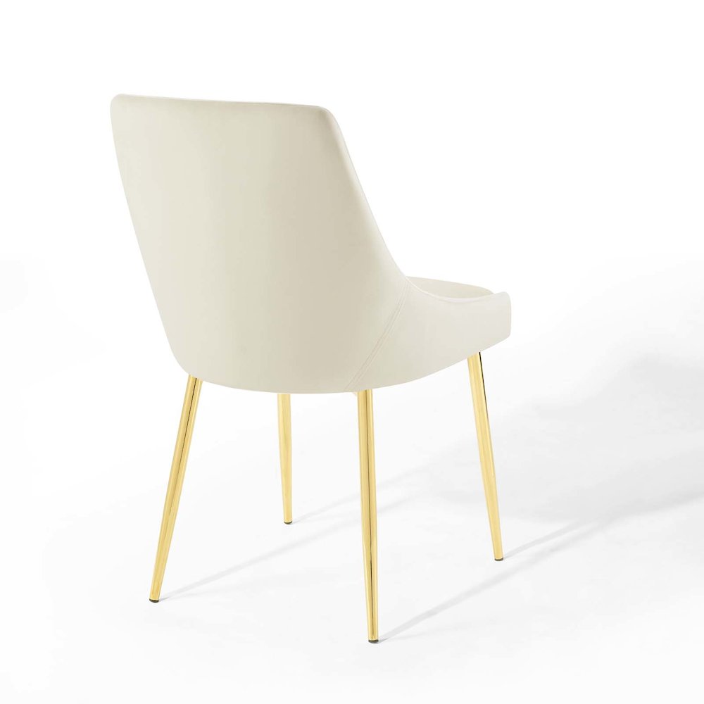Viscount Performance Velvet Dining Chairs Set of 2. Picture 5
