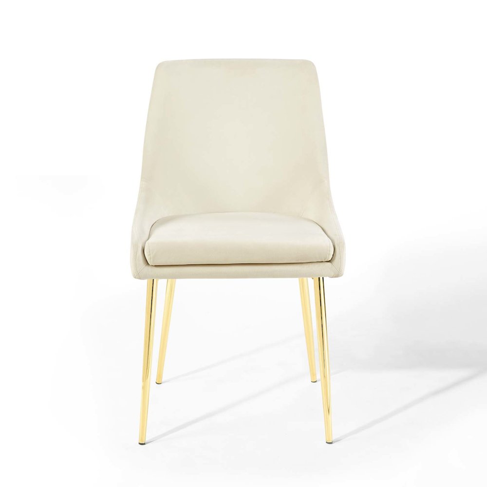 Viscount Performance Velvet Dining Chairs Set of 2. Picture 6