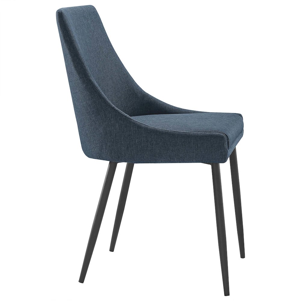 Viscount Upholstered Fabric Dining Chairs Set of 2. Picture 3