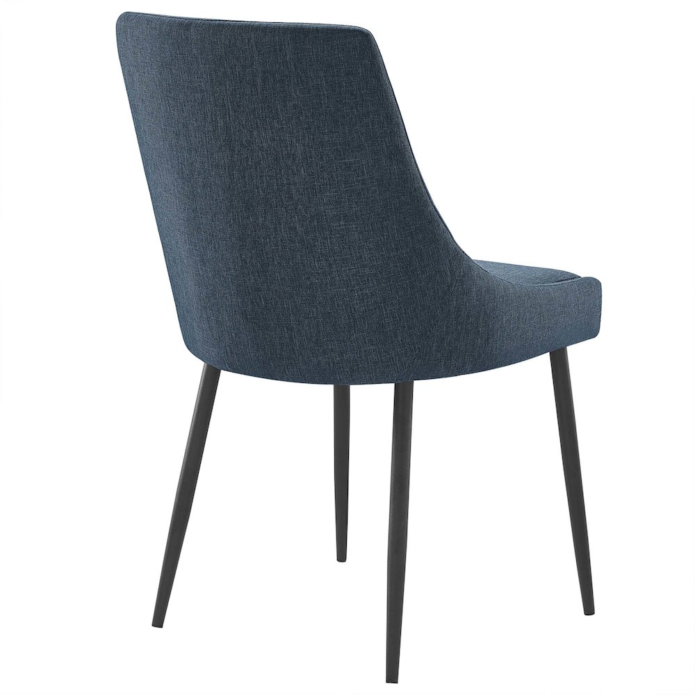 Viscount Upholstered Fabric Dining Chairs Set of 2. Picture 4