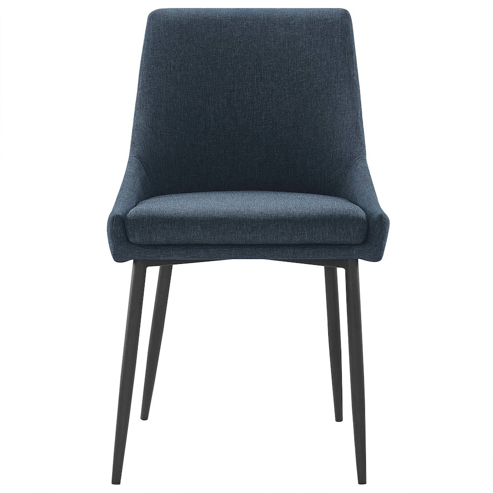 Viscount Upholstered Fabric Dining Chairs Set of 2. Picture 5